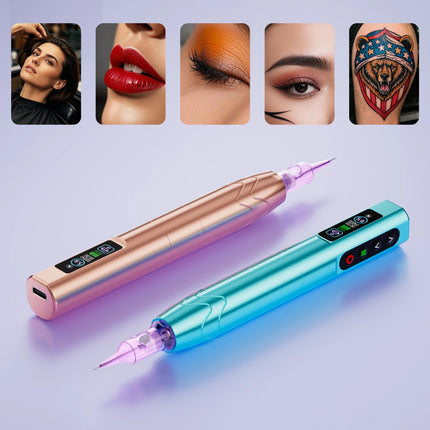 Wireless Rotary Rechargeable PMU Tattoo Machine Permanent Makeup Microblading Eyebrow Lip Eyeliner Tattoo Gun