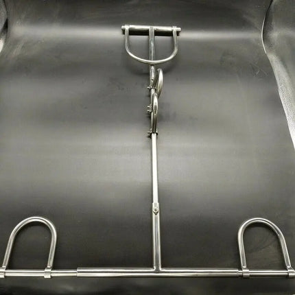Stainless Steel Sex Furniture Frame Dildo Spreader Bar Unisex Bondage Cuffs Anklet Collar Sex for Men Adult Toys Men sex game