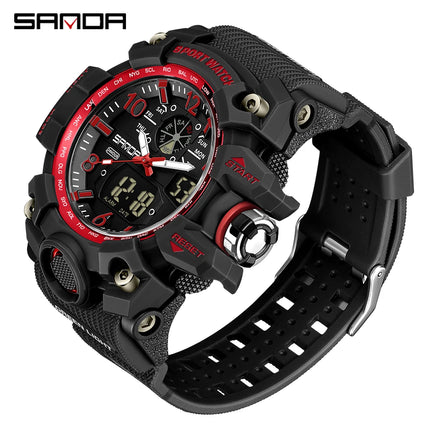 SANDA Brand G- Style Military Watch Men Digital Shock Sports Watches For Man Waterproof Electronic Wristwatch Mens Relogios 3169