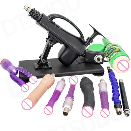 A2 Sex Machine for Women Automatic Men, Masturbation Machine With 3XLR Dildos Attachments Telescopic Sex Toys