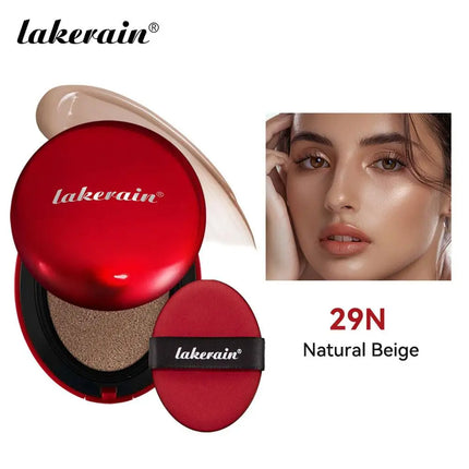 Lakerain Super Fit Air Cushion Liquid Foundation SPF40 PA++ High Concealer Long Lasting Korean Beauty Makeup Lightweight