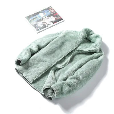 New Style Autumn Winter Women's Thick Warm Coral Fleece Jacket Brand Women Zipper Polar Fleece Outerwear Soft Casual Style Coat