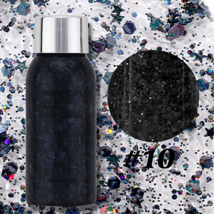 Glitter Sequins Gel Eyeshadow Cream Face Crystal Sequins Gel Shimmer High Gloss Eye Shadow Nail Hair Glitter Gel Stage Makeup