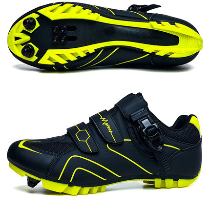 Mountain Bike Shoes Men's Cycling Shoes MTB Shoes Quick Ratchet Buckle Compatible with SPD System Pedal for Indoor and Outdoor Mo