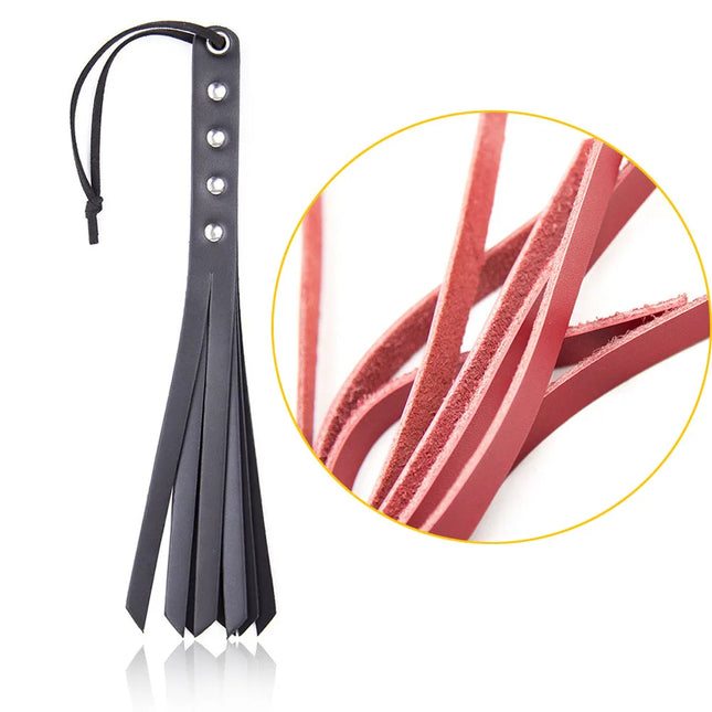 black Leather Spanking Paddle Fetish Whip Flogger Sex Toys For Couples Sexy Policy Knout Adult Games Flirt  Erotic Products