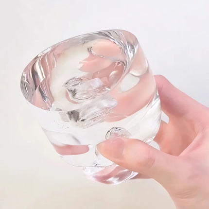 Liquid Glass Slime Non Newtonian Fluid Crystal Clear Transparent Stress Relief Toy ASMR Fidget Toy For Kids Children Party Toy