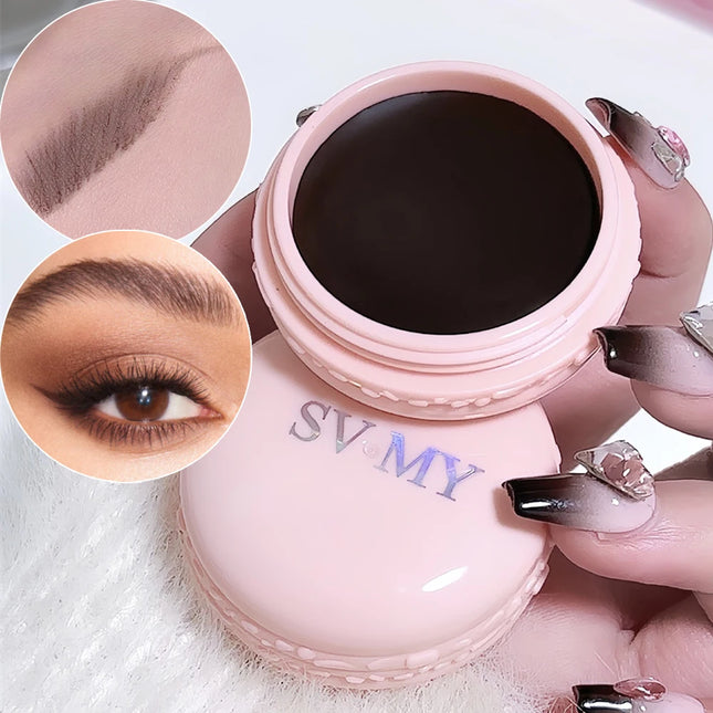 3 Colors Natural Eyebrow Enhancers Makeup Lasting Waterproof 3D Eye Brow Pomade Eyebrow Gel Coffee Brown Pro Brow Cosemtics