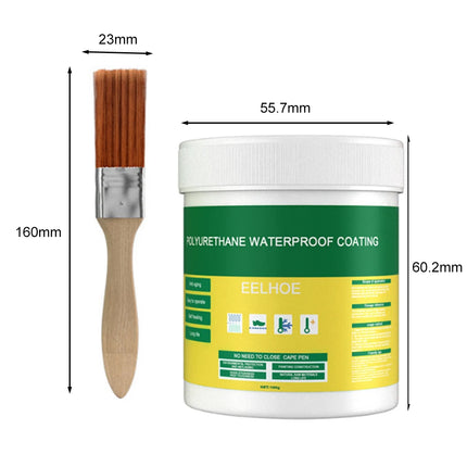 Transparent Waterproof Coating Sealant Agent Wall Leak Repair Material Invisible Glue for Roof Leakage Crack Seepage with Brush