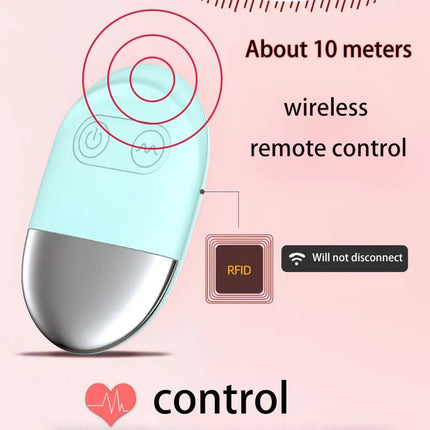 Wireless Remote Control Vibrator for Women 10 Speed Clitoris Stimulator Bullet Egg Panties Ball Sex Toy Masturbator