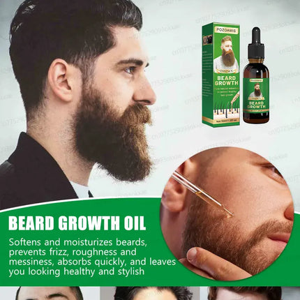 Beard growth essence. It helps your beard grow quickly, and is a must-have for mature men. It makes you look more manly and is e