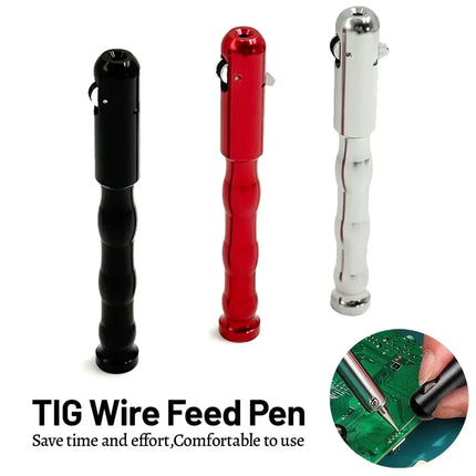 Handheld Aluminum Alloy TIG Wire Feed Pen Feeder Tig Welding Wire Pen Filler Feed Stick Rod Holder Metal Tool Welding Accessorie