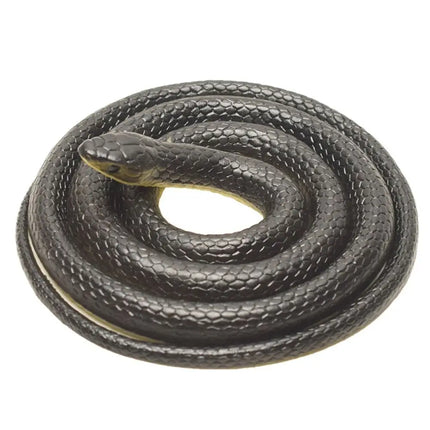 Large 1.23m Realistic Snake Teasing Friends Scary Artificial Serpent Rubber Stretchable Simulation Anaconda Kids Toy