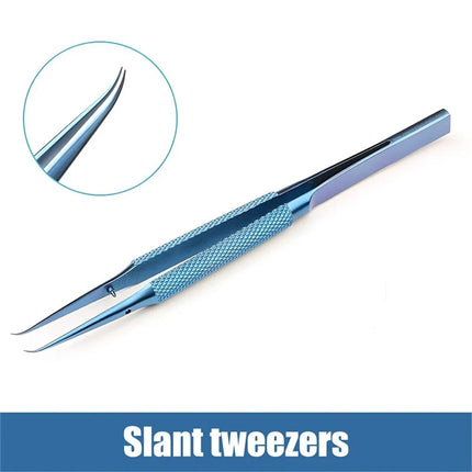 Precise Titanium Alloy Tweezers Professional Phone Repair Tool Fingerprint Flying Wire Tweezers Antimagnetic Electronic Forceps