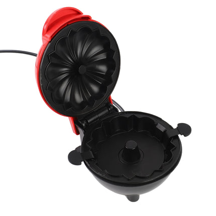 Electric Mini Flower Donut Maker Machine – Non-Stick, Food Grade, with Detachable Tray & Anti-Slip Feet for Home & Commercial