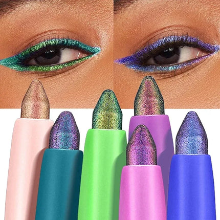 Color-changing Eyeshadow Stick Multi Chrome Eyeliner Waterproof Long Last Smooth Cream Gel Liner Eye Makeup Glitter Eye Shadow