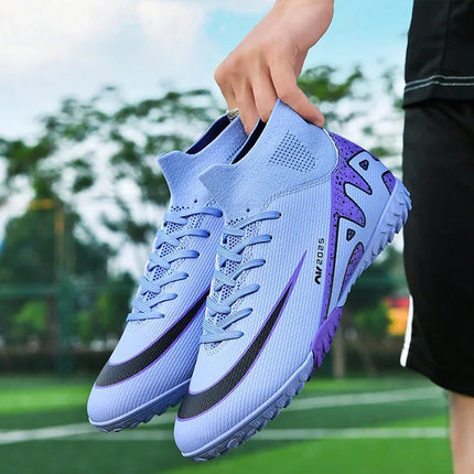 Original Men Football Field Boots Professional Society Indoor Boys Soccer Shoes Match Training Resistant Kids Football Shoes