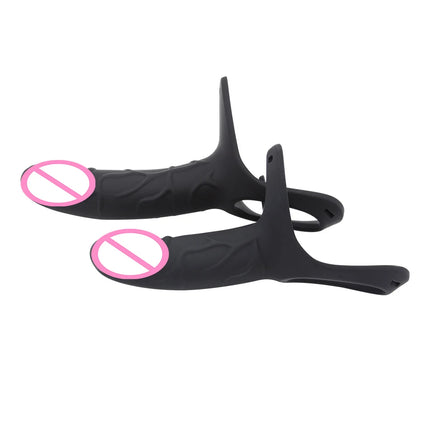 Sex Toys for Men Couples Silicone Penis Sleeve Wearable Lengthening and Delay Ring Fake Penis Sleeve Adult Supplies