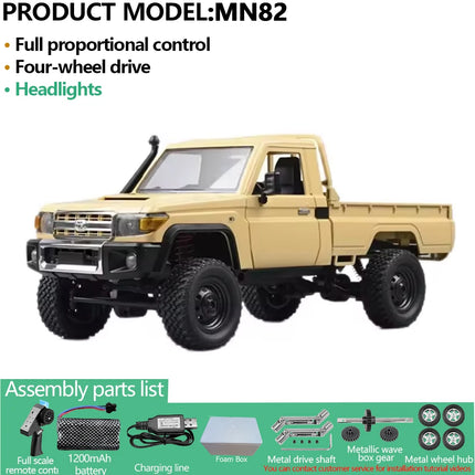 MN82 MN82PRO MN82S MN82T RC Car 1/12 4WD 2.4G Remote Control Car Climbing Off-road RC Crawler LED Light Truck RC Toys As Gift