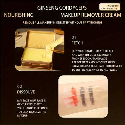 Plant Extract Soothing Cleansing Makeup Remover Lip and Face Hydrating Moisturizing Deep Cleansing Makeup Remover Gentle Makeup