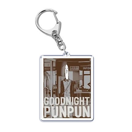 Goodnight Punpun Oyasumi Punpun Key Chain Keychains Ring for Accessories Bag Graffiti Pendant Keyring Jewelry Fans Gifts