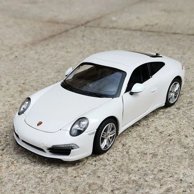 1/24 911 Carrera 991 Coupe Alloy Sports Car Model Diecast Metal Track Racing Vehicles Car Model Simulation Collection Decoration