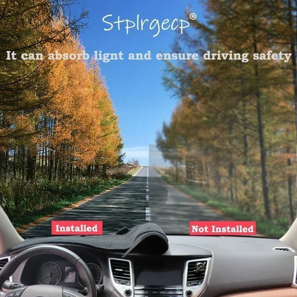 Car Dashboard Cover Avoid Light Pad Instrument Panel Mat Case Carpets for MG ZS ZX ZST Astor 2017 2018 2019 2020 2021 2022