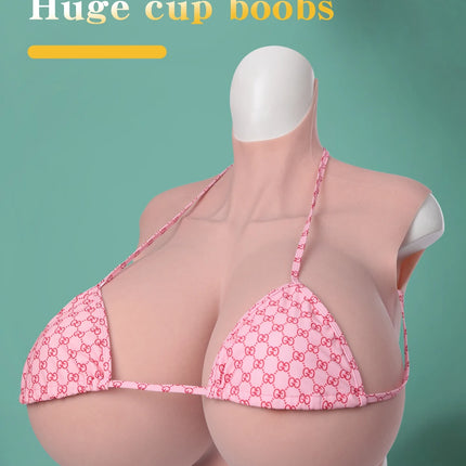 Z S R Cup Realistic Silicone Fake Boobs Super Big Large Breast Forms Huge  Enhancer Crossdresser Shemale Drag Queen Transgender