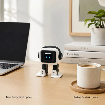 New AI EMO Desktop Robot Smart Interactive Chat Voice Control Dancing Music Player Electronic Pet Gift
