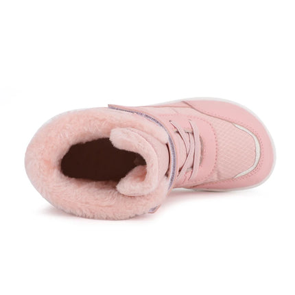 2024 Kids Wide Toe Barefoot Snow Boots | Boys/Girls Winter Minimalist Sneakers | Girls Boys Warm Boot Toddler Little Big Kids