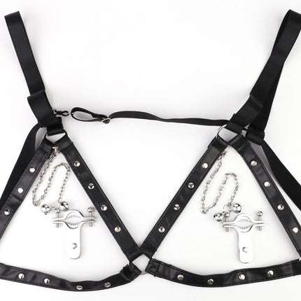 QKKQ Stainless Steel Animal Teeth Nipple Clamps With Adjustable Chain Breast Restraints Female Masturbation Sex Toys BDSM Slave