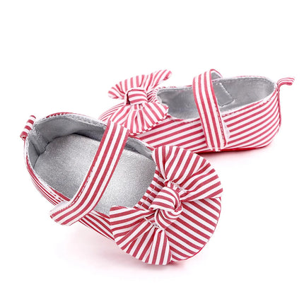 Baby Girl Princess Shoes Soft PU Classical Bowknot Beautiful and Cute for Newborn Girl Spring and Summer Prewalking 2023 Fashion