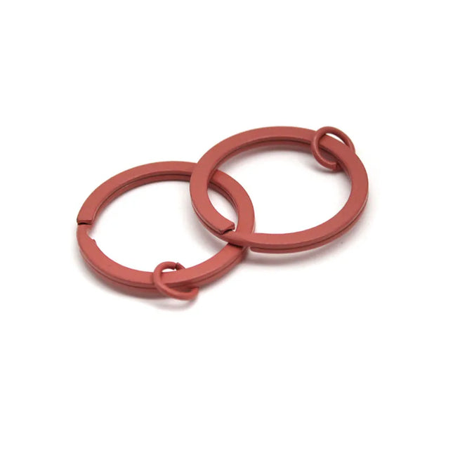 10-20pcs/Pack Colorful Key Ring Key Chain Accessories 30mm Round Split Keychain DIY Metal Key Holder Split Rings Wholesale