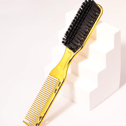 1/2pcs Convenient and multifunctional travel dual head brush comb styling tool integrated，Special for real hair wigs