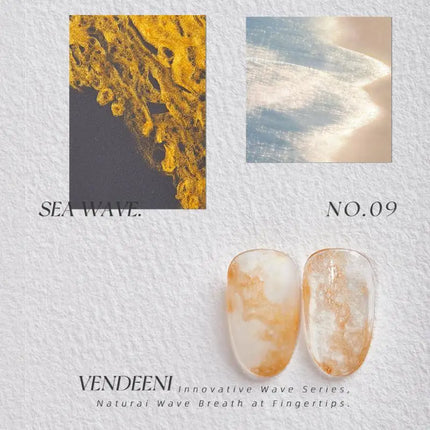 Quickly Blooming Ocean Wave Marble Blossom Gel Polish Semi Permanent Soak Off Bubble Varnish For DIY Nail Art