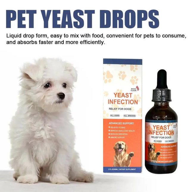 60ML 3 Kinds Dog Pet Drops Gentle Care Supplement To Maintain Healthy Coat and Skin for Dogs Herbal drops PET CARE