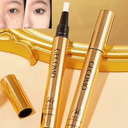 Moisturizing Concealer Pen Easy covering of spots and acne Light Texture Brightening Pen Long Lasting Waterproof Brush Concealer