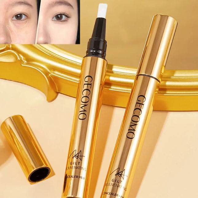 Moisturizing Concealer Pen Easy covering of spots and acne Light Texture Brightening Pen Long Lasting Waterproof Brush Concealer