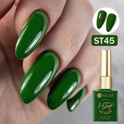 UR SUGAR 15ml 1 Step Gel Polish 3 IN 1 Red Pink Glossy Nail Soak Off LED UV Gel Nail Varnishes No Need Base Gel and Top Coat