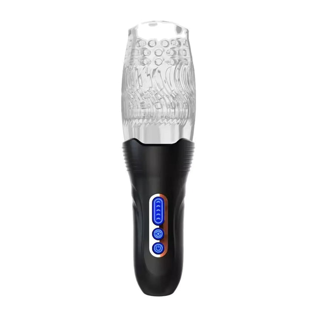 Smart Fitness Male Intimate Tool Adjustable Rotation Vibration Speed Elastic Soft Material Ergonomic Shape Waterproof