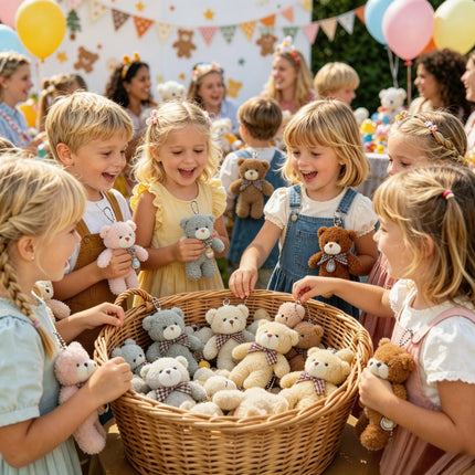 12-500Pcs Mini Bears with Bow Tie Plush Stuffed Tiny Bears Doll Bulk Small Animal for Graduation Gift Birthday Gifts Party Favor