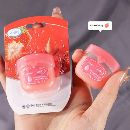 Fruit Series Lip Balm Set Lips Avocado Honey Peach Cream Lip Mask Natural Nourishing Plant Lip Balm Lips Care