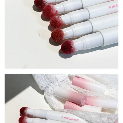 Waterproof And Durable Air Lip Gloss Matte Velvet Cushion Lip Cream Lip Powder Cream Women's Natural White Lip Gloss