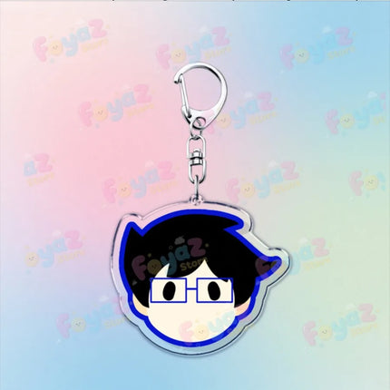 Cartoon Homestuck Keychain Accessories Bag Charms Dave Strider John Egbert Karkat Gamer Keyrings Jewelry Fans Freinds Gift