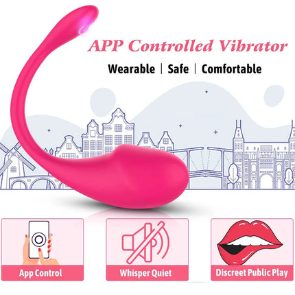 Silicone Vibrator Soft Stick Vibrating Egg G-Spot Stimulator Clitoris Stimulation Ultra-Quiet Design Masturbator Sex Toys Women