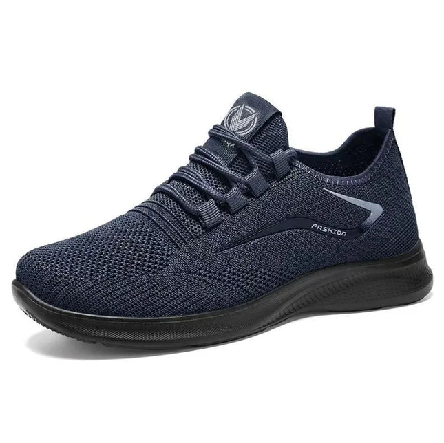 Men Casual Sport Shoes Breathable Lightweight Sneakers Outdoor Mesh Black Running Shoes Athletic Jogging Tenis Walking Shoes
