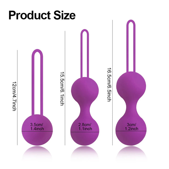 Silicone Smart Geisha Kegel Ball Beads Vaginal Ball Sex Toys for Women Simulator Vagina Chinese Ben Wa Ball Tightening Exerciser