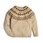 oatmeal sweater / 8Y