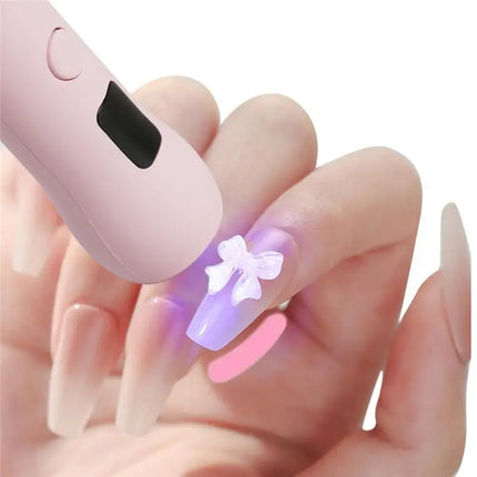 Mini Portable Nail Dryer Machine Lamp UV LED Nail Light For Curing Gel Nails- Home Salon Tool Compact Design