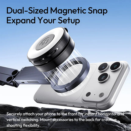 Ulanzi MA58 SSD Enclosure & MagLock Phone Stand Tripod 2 in 1 for iPhone 17 Travel Vlog Tiktok Live Streaming Phone Accessories