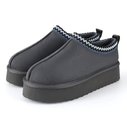Smile Winter Fuzzy Women Shoes Classic Brand Suede Women Slippers Outdoor Fuzzy Antiskid Shoes Women Indoor Fluffy House Shoes
